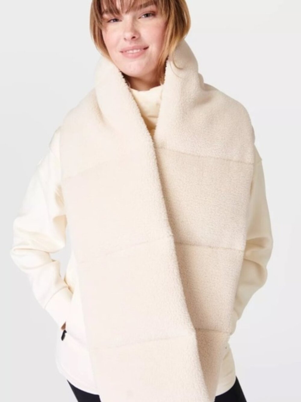 NWT Sweaty Betty Padded Sherpa Scarf